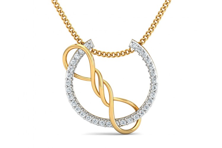 Tanya Diamond  Pendant in Gold